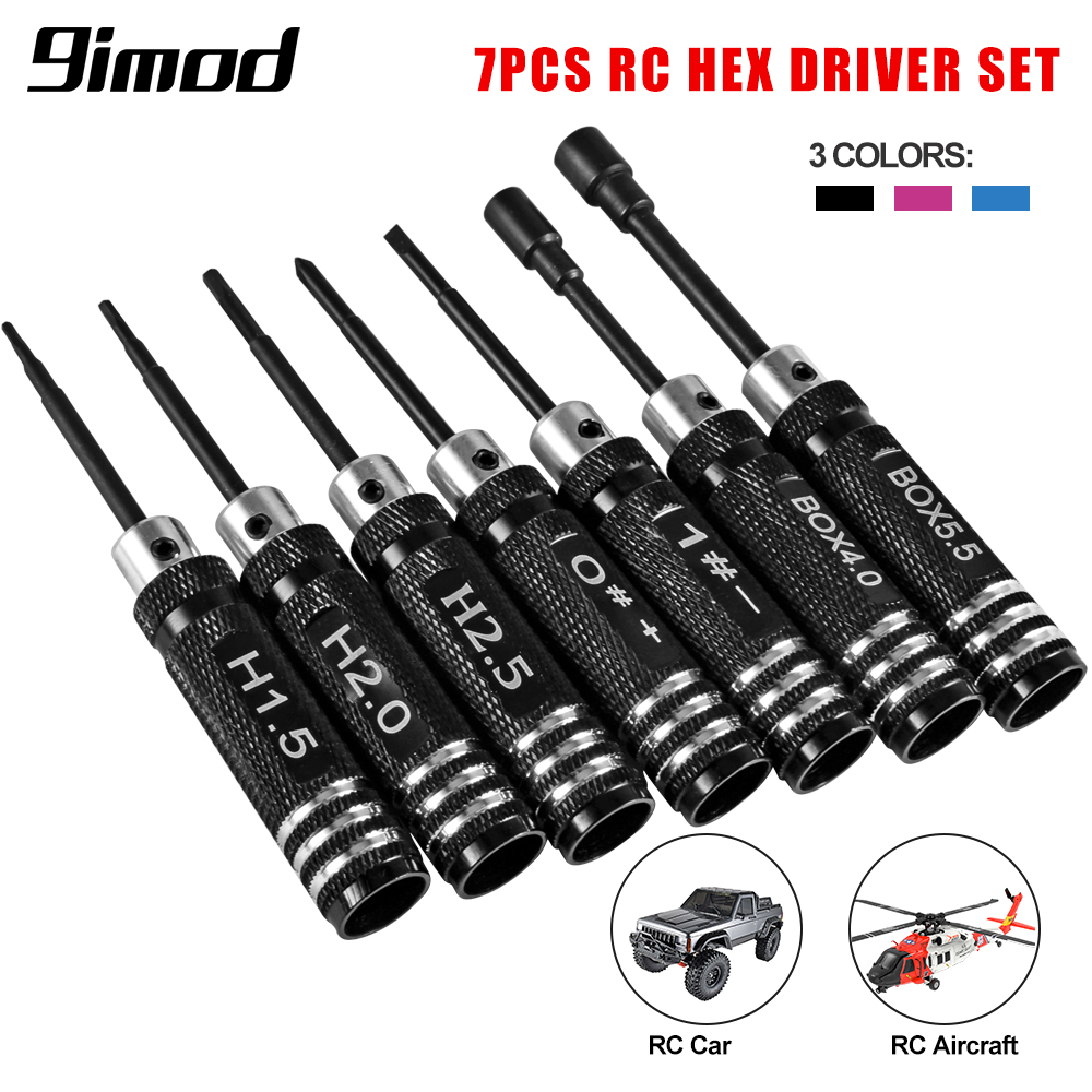 Rc Helicopter Tool Kit - 9IMOD RC Hex Driver Set Metalen
