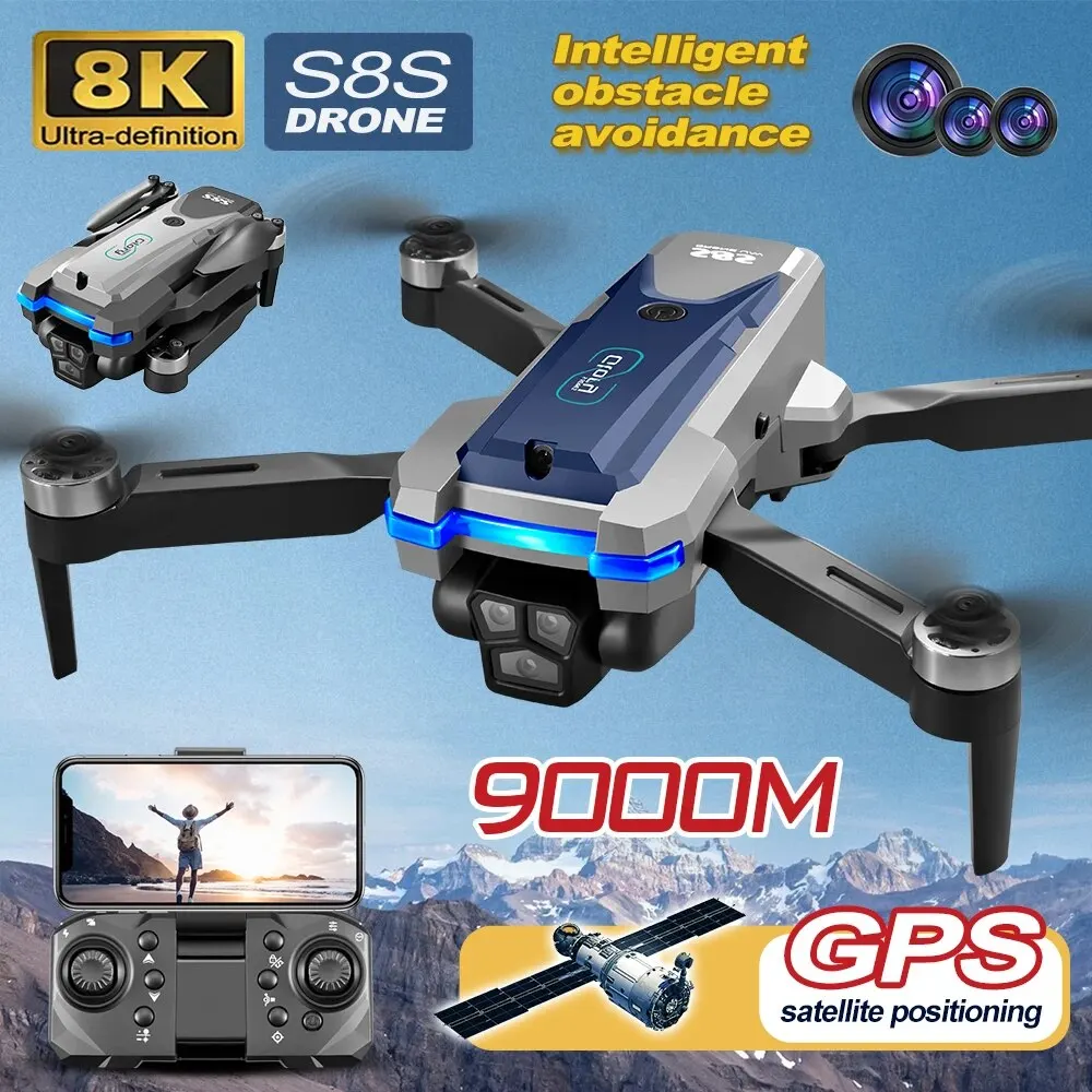 Rc Helicopter Electric - S 8S Gps Drone 5G Wifi