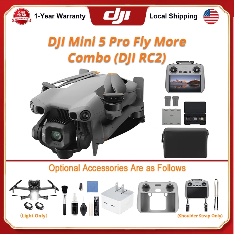 DJI Mini 5 Pro Fly Combo Drone - Rc Helicopter Tool Kit recensie en prijs