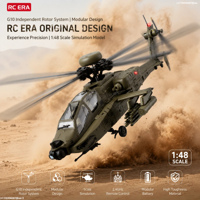 Nieuw in voorraad RC Era AH-64 - Rc Helicopter Single Rotor recensie en prijs