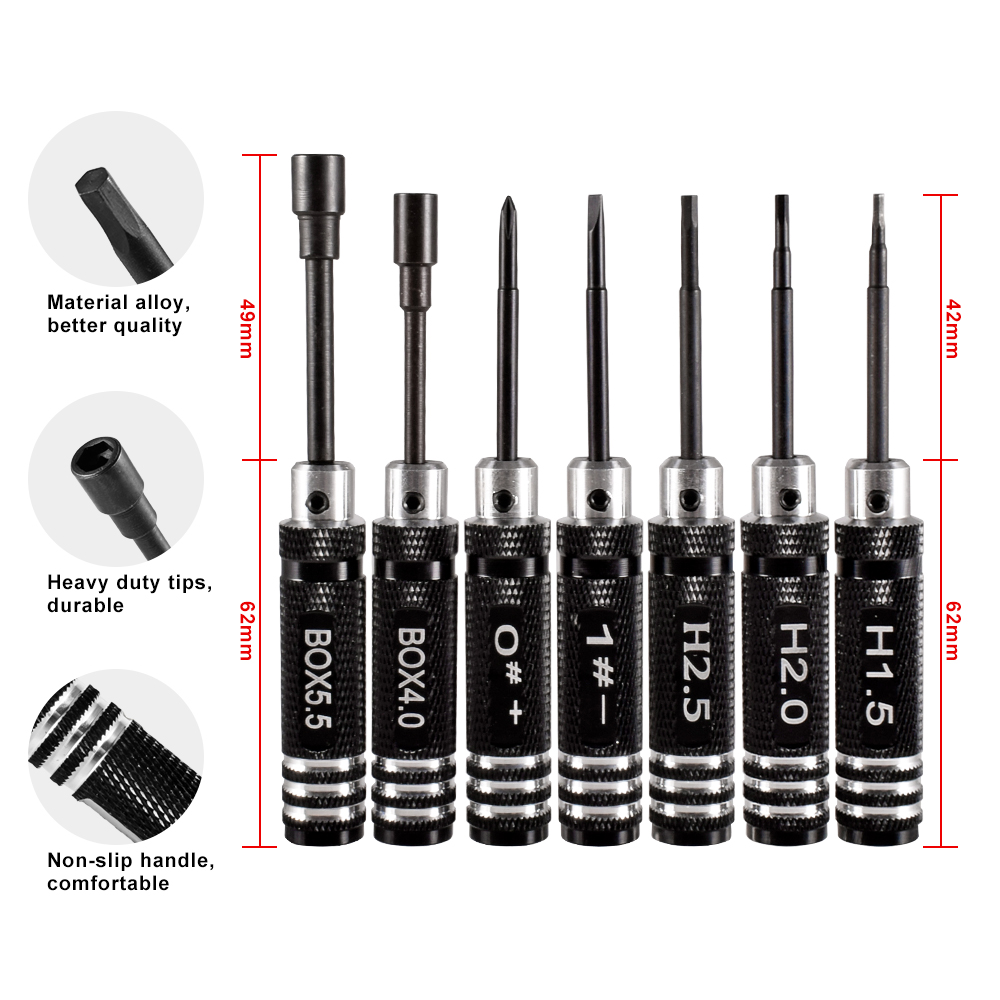 9IMOD RC Hex Driver Set Metale - Rc Helicopter Tool Kit recensie en prijs